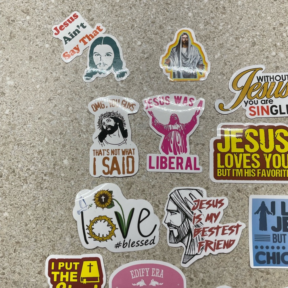 Colorful Religious Sticker Set 32 total - Picture 4 of 7
